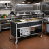 Thumbnail image #2 for Atlas Metal CAHC-2 Dual Temp Hot and Cold Food Serving Counter, 36-1/4
