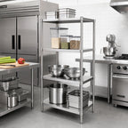 Thumbnail image #2 for John Boos SUS-243060-3-X Stainless Steel Stationary Dry Storage Shelving Unit, 3 Adjustable Shelves, 30 x 24 x 60 Inches
