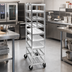 Thumbnail image #2 for Channel Universal Standard Series 7-Shelf End-Load Aluminum Platter Rack Cart