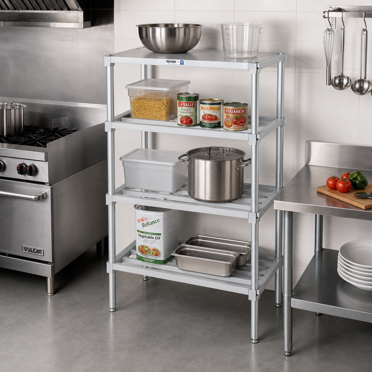 Product image #2 for Channel Aluminum T-Bar Adjustable Shelf, 36 x 20 Inches
