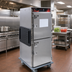 Thumbnail image #2 for Cres Cor 30.5 Inch Wide Insulated Mobile Heated Holding Cabinet with Dutch Doors, 6 Pan Capacity, Stainless Steel, 120V