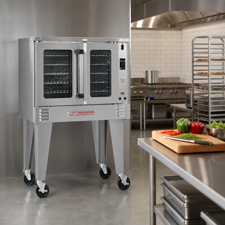Product image #2 for Southbend Platinum Series Standard-Depth Single-Deck Gas Convection Oven, 90,000 BTU, Touchscreen Controls, Independent Doors