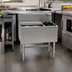 Thumbnail image #2 for Eagle Spec-Bar Combo Underbar Ice Bin/Bottle Unit with Right-Side 6-Bottle Compartment, 30 Inch W x 19 Inch D, 50 lb Capacity