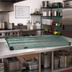 Thumbnail image #2 for EagleGard Quad-Adjust 48-Inch x 24-Inch Wire Shelf, 800 lb Capacity, Hybrid Epoxy Finish