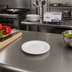 Thumbnail image #3 for Winco Classic Melamine 7-1/4 Inch Round Dessert Plate, White