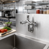 Thumbnail image #2 for T&S Brass Double Pantry Faucet with Swivel Base, 3-Inch Centers, Low Lead