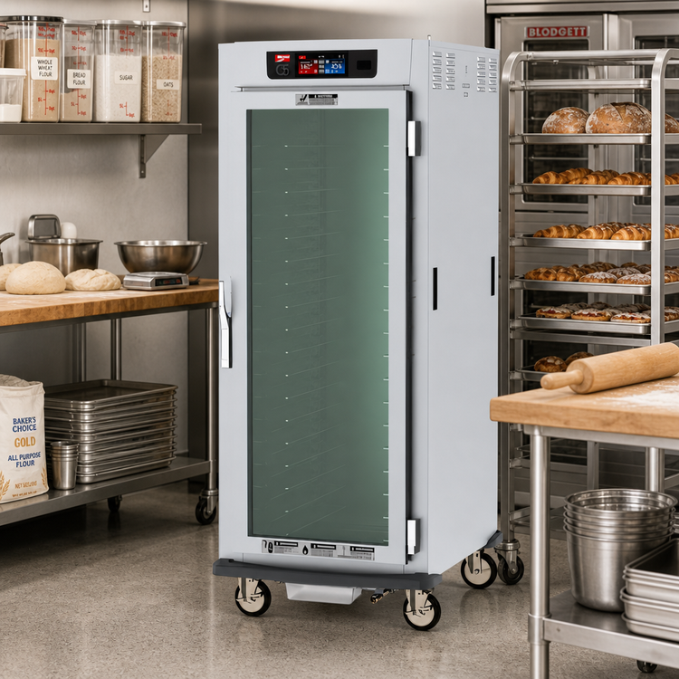 Product image #2 for Metro C5 9 Series Full-Height Controlled Humidity Heated Holding and Proofing Cabinet, 18 Full-Size Sheet Pan Capacity, Glass Door, Universal Wire Slides, 120V