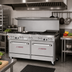 Thumbnail image #2 for Southbend Ultimate 60-Inch Gas Restaurant Range with 4 Pyromax Burners, 24-Inch Charbroiler, Convection Oven and Cabinet Base
