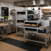 Thumbnail image #2 for Lincoln Impinger II Ventless Double-Stack Electric Conveyor Pizza Oven Package with easyTouch Controls