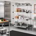 Thumbnail image #2 for Quantum Stationary Solid Shelving Starter Kit, 54-Inch W x 24-Inch D x 54-Inch H, 5 Shelves