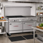 Thumbnail image #2 for Southbend (Middleby) Ultimate 4604AD-3G 60-Inch Commercial Gas Range with 4 Burners, 36-Inch Griddle, Standard Oven and Convection Oven