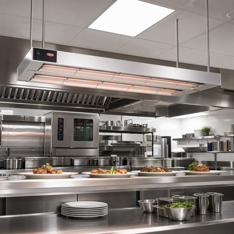 Product image #2 for Hatco Glo-Ray 36 Inch Infrared Strip Heater, Double Rod, Unlighted, Aluminum, 1150 Watt