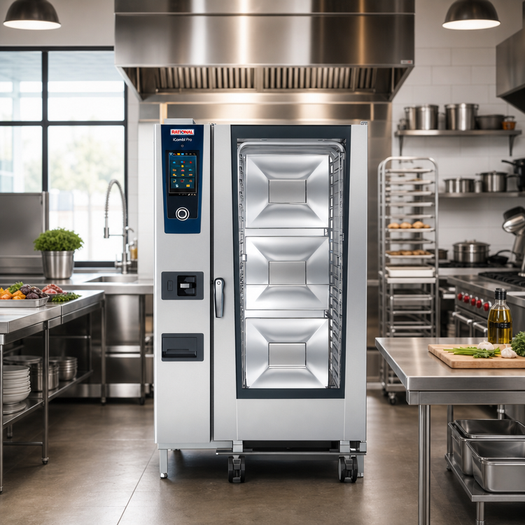 Product image #2 for RATIONAL iCombi Pro 20-Full Size Natural Gas Combi Oven, 208/240V 1-Phase, Floor Model