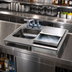 Thumbnail image #2 for Advance Tabco Bar King Supreme Drop-In Bar Hand Sink with Insulated Ice Bin, K-51 Faucet, 23 lb Capacity