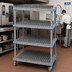 Thumbnail image #2 for Quantum Millenia 4-Tier Mobile Drying Rack Unit, Gray, 30 x 24 x 68 Inches