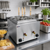 Thumbnail image #2 for Omcan Countertop Electric Pasta Cooker with Dual 6L Tanks and 4 Baskets