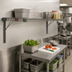 Thumbnail image #2 for Eagle Valu-Master Quad-Adjust 72 Inch x 18 Inch Wire Shelf, 600 lb. Capacity, Pewter Gray Epoxy Finish