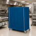 Thumbnail image #2 for Metro Mariner Blue Uncoated Nylon Cart Cover with Velcro Fastener for 36 x 18 x 54 Inch Banquet Carts