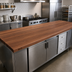 Thumbnail image #2 for Boos Block American Black Walnut Kitchen Countertop, 132 x 32 x 3 Inch, Flat, Varnique Finish