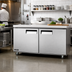 Thumbnail image #2 for Juneau 2-Section Undercounter Reach-In Freezer, 60 Inch Wide, 8.9 Cu. Ft., Solid Doors