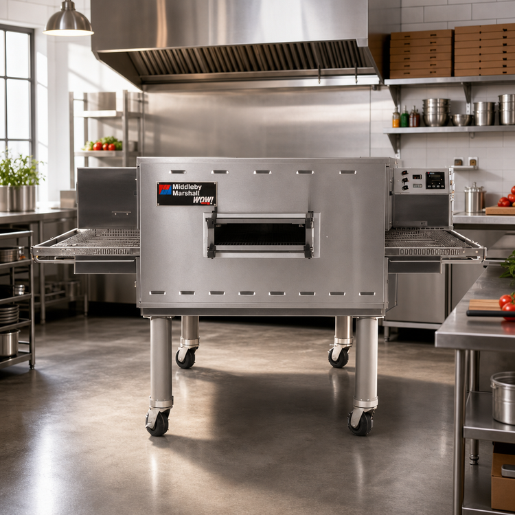 Product image #2 for Middleby Marshall PS3240E-2 Double Deck Electric Impingement PLUS Conveyor Pizza Oven