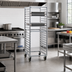 Thumbnail image #2 for New Age Full-Height Side-Loading Steam Table Pan Rack for 36 12 x 20 Pans