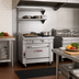 Thumbnail image #2 for Southbend Platinum 36-Inch Heavy Duty Gas Range with 2 Open Burners, 24-Inch Griddle, and Standard Oven