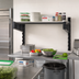 Thumbnail image #2 for Cambro Camshelving Elevation Series 21-Inch x 36-Inch Wall-Mounted Solid Shelf Kit