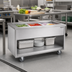 Thumbnail image #2 for Randell IC-3S Mobile Iced Cold Food Table, 3-Pan Size