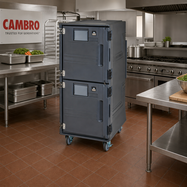 Product image #3 for Cambro Pro Cart Ultra Electric Hot Food Pan Carrier, Front Loading, 16 Full-Size Sheet Pan Capacity