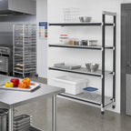 Thumbnail image #2 for Cambro Camshelving® Elements EXA213672V4480 Stationary Add-On Polymer Shelving Unit, 21 x 36 x 72 in, 4-Shelf, Vented, Speckled Gray