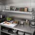 Thumbnail image #3 for Quik-Set 54-Inch x 24-Inch Flat Solid Stainless Steel Shelf with Marine Edge, 1000 lb Capacity