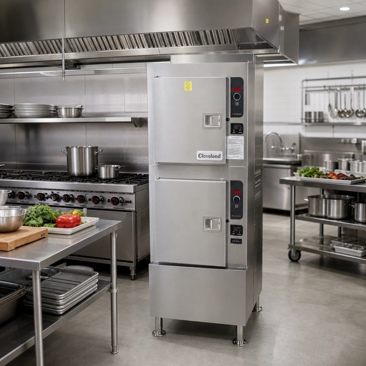Product image #2 for Steamcraft Gemini 10 Pressureless Gas Convection Steamer with 2 Compartments
