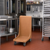 Thumbnail image #3 for Cambro Camdolly 18 x 26 Tray and Sheet Pan Transport Dolly with Handle, 300 lb Capacity, Coffee Beige