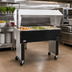 Thumbnail image #2 for Eagle Group Service Mate Portable 3-Pan Ice-Cooled Buffet Cold Pan Unit, 48-Inch Wide, Open Base