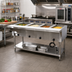 Thumbnail image #2 for Advance Tabco Triumph (Supreme) 4-Well Electric Hot Food Table with Undershelf and Cutting Board, 120V