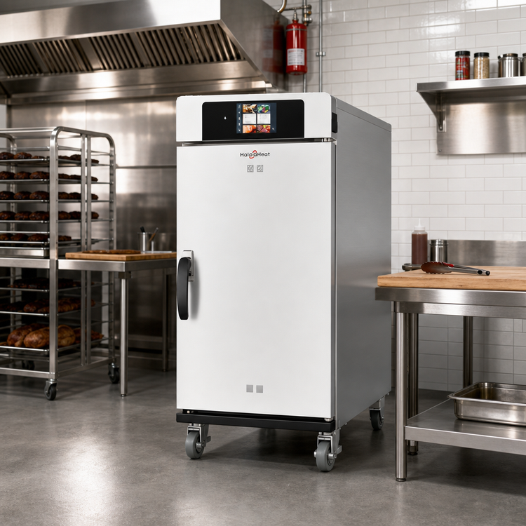 Product image #2 for Halo Heat Electric Cabinet-Style Cook & Hold Smoker Oven, Single Deck, Standard Depth, 120 lb. Capacity