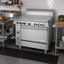 Thumbnail image #2 for Garland Cuisine Series 36-Inch Natural Gas Heavy-Duty Range with 2 Front-Fired Hot Tops and Standard Oven