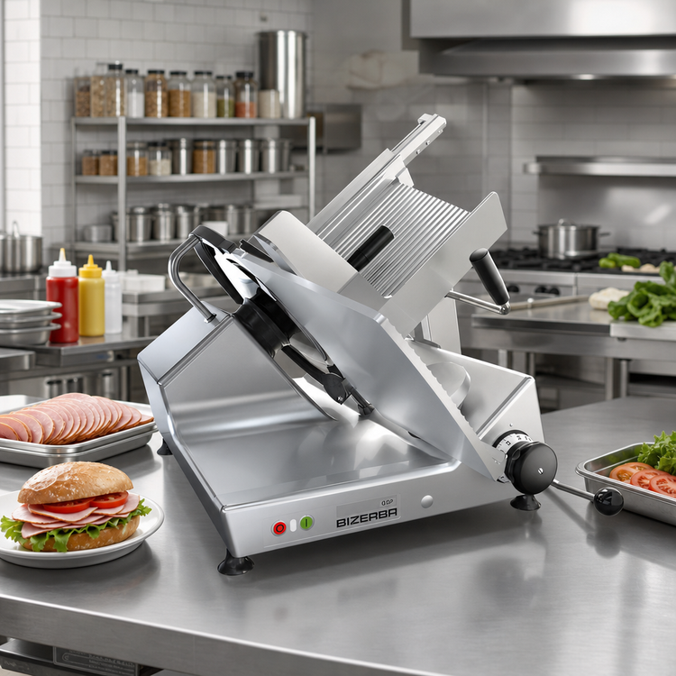 Product image #2 for Bizerba GSP Hi 150-SLI Manual Heavy-Duty Illuminated Safety Slicer, 13-Inch Blade, 120V