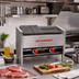 Thumbnail image #2 for American Range AECB-54 60-Inch Countertop Gas Char-Rock Broiler, 5 Burners