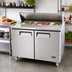 Thumbnail image #2 for Atosa 36-5/16-Inch Two-Section Mega Top Sandwich/Salad Prep Table Refrigerator, 8.7 Cu. Ft., Stainless Steel