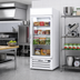 Thumbnail image #2 for Beverage-Air MarketMax IQ 1-Section Reach-In Glass Door Freezer Merchandiser, White, 23.32 Cu. Ft.