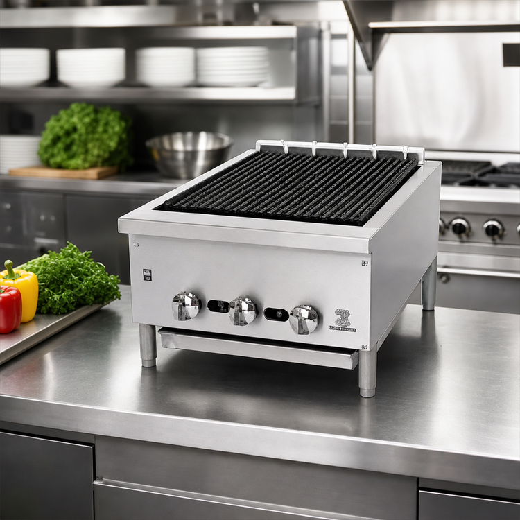 Product image #2 for Jade Range Supreme 12-Inch Countertop Radiant Gas Charbroiler