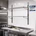 Thumbnail image #2 for Eagle Group Adjustable Post Wire Wall Mount End Unit for 18-Inch Shelves