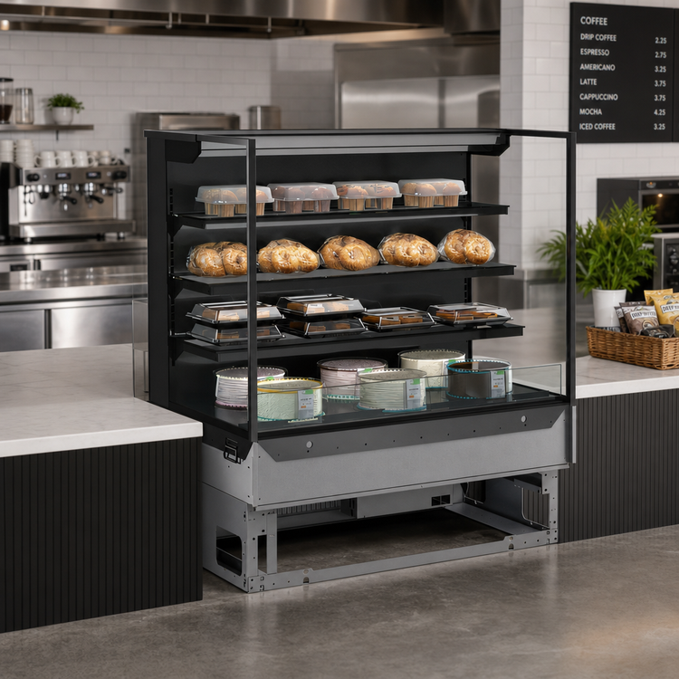 Product image #2 for Structural Concepts Reveal® Self-Service Non-Refrigerated Slide-In Counter Display Case with 3 Adjustable Glass Shelves