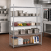 Thumbnail image #2 for Advance Tabco Special Value Series Heavy Duty Chrome Plated Wire Shelf, 72 x 21 Inches