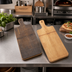 Thumbnail image #2 for American Metalcraft BWBL 15 x 7-Inch Rectangular Carbonized Bamboo Serving Peel with Handle