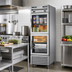 Thumbnail image #2 for One-Section Dual-Temperature Reach-In Refrigerator/Freezer with Framed Glass Half Doors