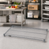 Thumbnail image #2 for Quantum 60 x 30 Inch Gray Epoxy Antimicrobial Wire Shelf, 600-800 lb Capacity