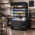 Thumbnail image #2 for True 48-Inch Vertical Glass-Sided Open Air Merchandiser Refrigerator with 4 Adjustable Illuminated Shelves